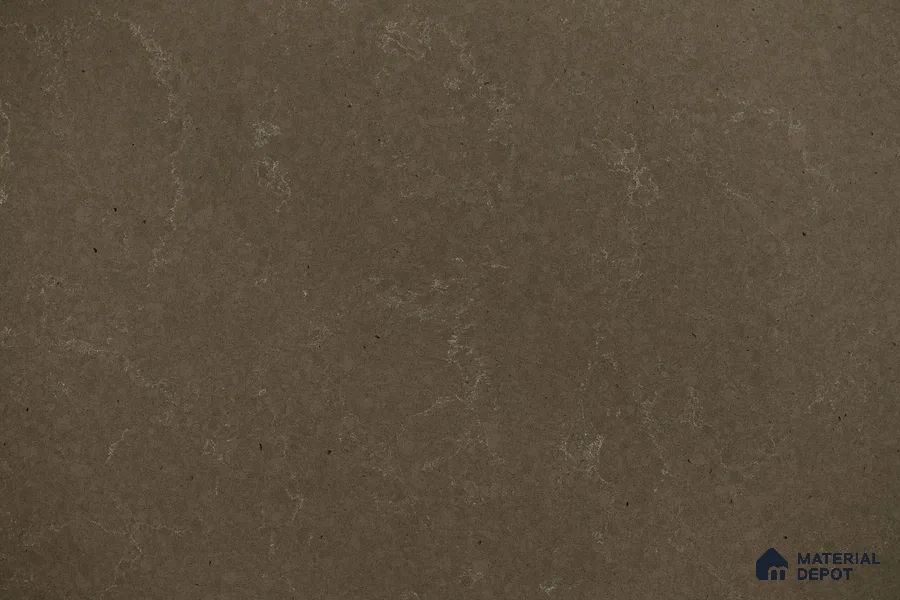 Belina Quartz QR 00229 Umber Veil Helsinki Series 11.5 ft x 6.5 ft Quartz - 20 mm | 10 Years of Replacement Warranty | Suitable for Kitchen, Restaurant, Counter Tops, Dining, Reception, office
