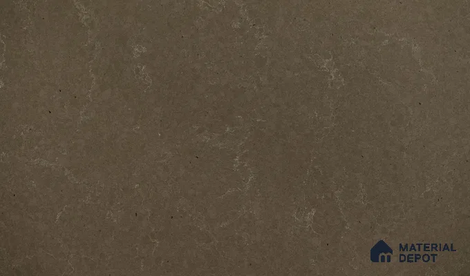 Belina Quartz QR 00229 Umber Veil Helsinki Series 11.5 ft x 6.5 ft Quartz - 20 mm | 10 Years of Replacement Warranty | Suitable for Kitchen, Restaurant, Counter Tops, Dining, Reception, office