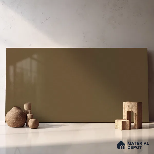 Belina Quartz QR 00209 Mocha Glaze Helsinki Series 11.5 ft x 6.5 ft Quartz - 20 mm | 10 Years of Replacement Warranty | Suitable for Kitchen, Restaurant, Counter Tops, Dining, Reception, office