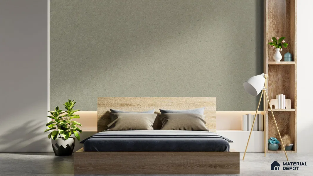 Belina Quartz QR 00230 Urban Mist Helsinki Series 11.5 ft x 6.5 ft Quartz - 20 mm | 10 Years of Replacement Warranty | Suitable for Kitchen, Restaurant, Counter Tops, Dining, Reception, office