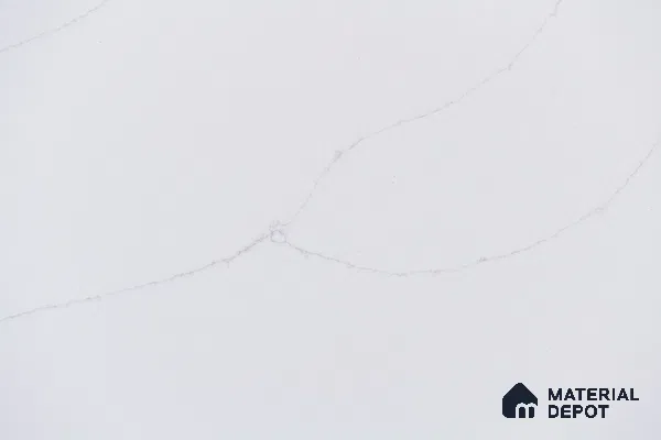 Belina Quartz QR 00247 Serene Veil Helsinki Series 11.5 ft x 6.5 ft Quartz - 20 mm | 10 Years of Replacement Warranty | Suitable for Kitchen, Restaurant, Counter Tops, Dining, Reception, office