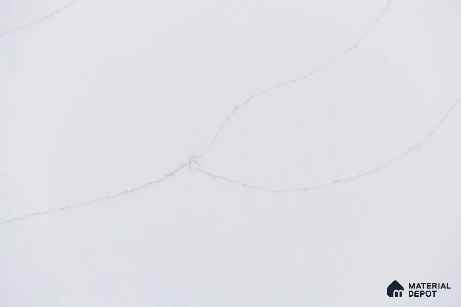 Belina Quartz QR 00247 Serene Veil Helsinki Series 11.5 ft x 6.5 ft Quartz - 20 mm | 10 Years of Replacement Warranty | Suitable for Kitchen, Restaurant, Counter Tops, Dining, Reception, office