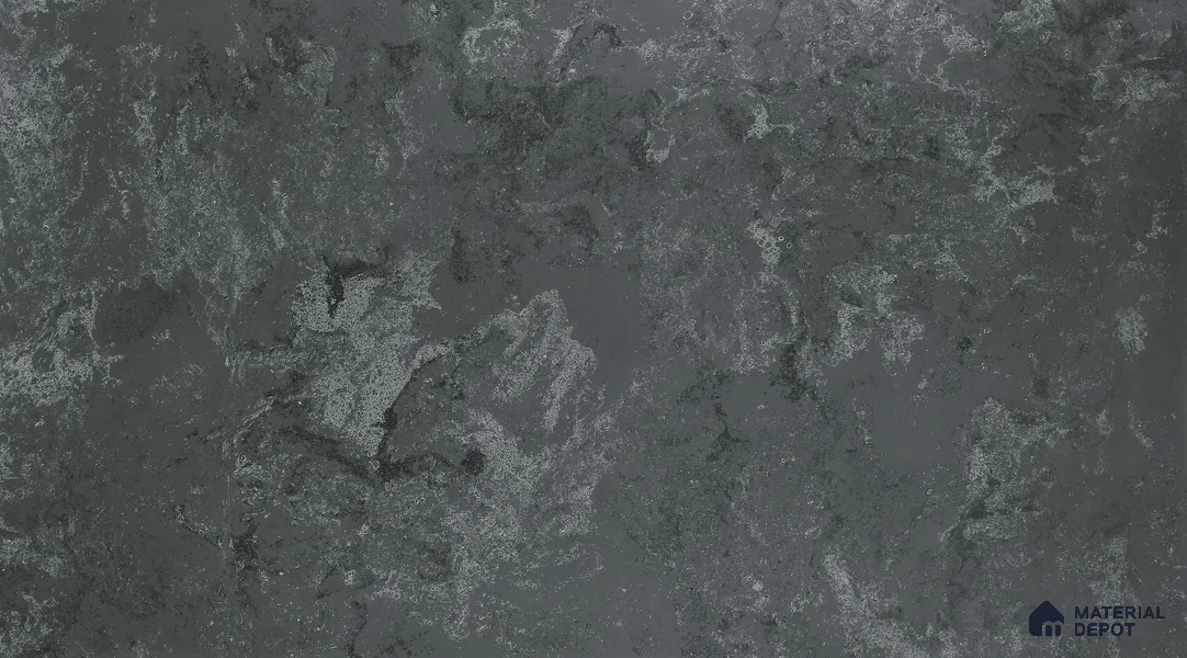 Belina Quartz QR 00228 Noir Nebula Helsinki Series 11.5 ft x 6.5 ft Quartz - 20 mm | 10 Years of Replacement Warranty | Suitable for Kitchen, Restaurant, Counter Tops, Dining, Reception, office