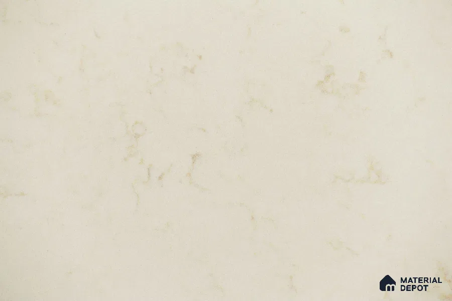 Belina Quartz QR 00226 Ivory Whisper Helsinki Series 11.5 ft x 6.5 ft Quartz - 20 mm | 10 Years of Replacement Warranty | Suitable for Kitchen, Restaurant, Counter Tops, Dining, Reception, office