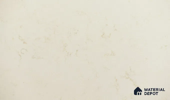 Belina Quartz QR 00226 Ivory Whisper Helsinki Series 11.5 ft x 6.5 ft Quartz - 20 mm | 10 Years of Replacement Warranty | Suitable for Kitchen, Restaurant, Counter Tops, Dining, Reception, office