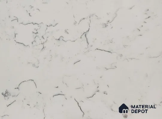 Belina Quartz QR 00225 Frosted Ink Helsinki Series 11.5 ft x 6.5 ft Quartz - 20 mm | 10 Years of Replacement Warranty | Suitable for Kitchen, Restaurant, Counter Tops, Dining, Reception, office
