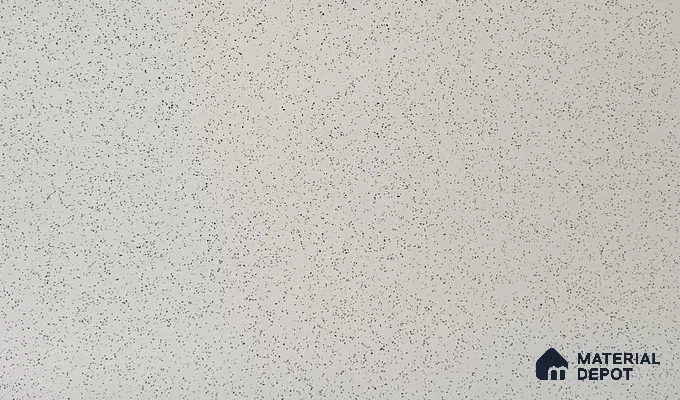 Belina Quartz QR 00200 Frosted Pearl Helsinki Series 11.5 ft x 6.5 ft Quartz - 20 mm | 10 Years of Replacement Warranty | Suitable for Kitchen, Restaurant, Counter Tops, Dining, Reception, office