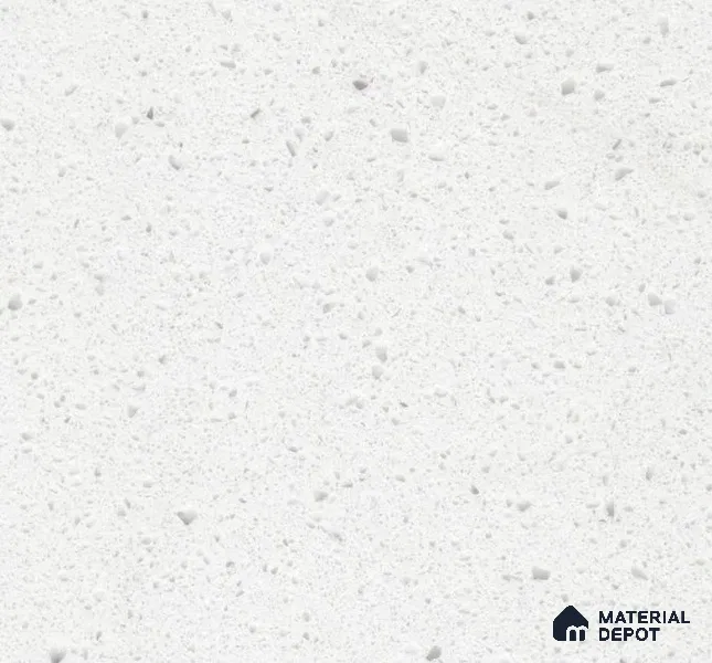 Belina Quartz QR 00207 Frosted Pearl Helsinki Series 11.5 ft x 6.5 ft Quartz - 20 mm | 10 Years of Replacement Warranty | Suitable for Kitchen, Restaurant, Counter Tops, Dining, Reception, office