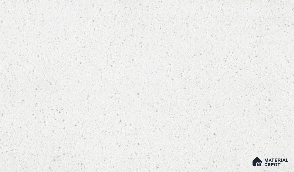 Belina Quartz QR 00207 Frosted Pearl Helsinki Series 11.5 ft x 6.5 ft Quartz - 20 mm | 10 Years of Replacement Warranty | Suitable for Kitchen, Restaurant, Counter Tops, Dining, Reception, office