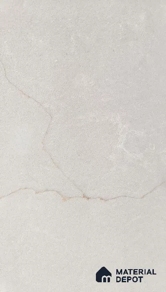 Belina Quartz QR 00252 Ivory Cloud Helsinki Series 11.5 ft x 6.5 ft Quartz - 20 mm | 10 Years of Replacement Warranty | Suitable for Kitchen, Restaurant, Counter Tops, Dining, Reception, office