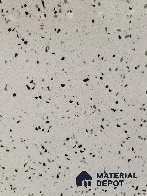 Belina Quartz QR 00204 Frosted Pebble Helsinki Series 11.5 ft x 6.5 ft Quartz - 20 mm | 10 Years of Replacement Warranty | Suitable for Kitchen, Restaurant, Counter Tops, Dining, Reception, office