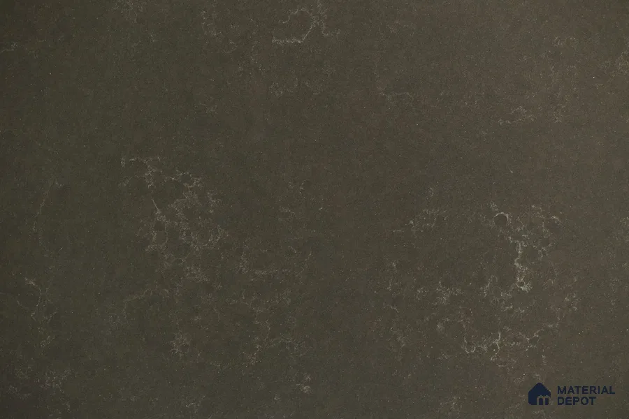 Belina Quartz QR 00220 Obsidian Veil Helsinki Series 11.5 ft x 6.5 ft Quartz - 20 mm | 10 Years of Replacement Warranty | Suitable for Kitchen, Restaurant, Counter Tops, Dining, Reception, office