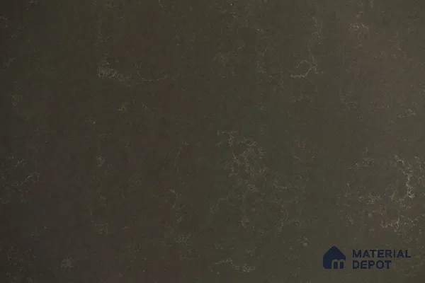Belina Quartz QR 00220 Obsidian Veil Helsinki Series 11.5 ft x 6.5 ft Quartz - 20 mm | 10 Years of Replacement Warranty | Suitable for Kitchen, Restaurant, Counter Tops, Dining, Reception, office