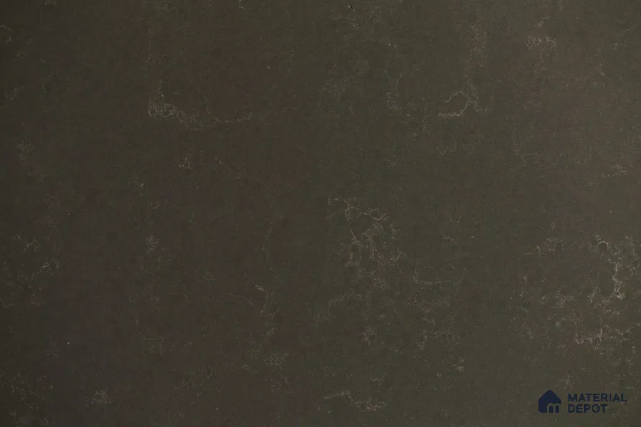 Belina Quartz QR 00220 Obsidian Veil Helsinki Series 11.5 ft x 6.5 ft Quartz - 20 mm | 10 Years of Replacement Warranty | Suitable for Kitchen, Restaurant, Counter Tops, Dining, Reception, office