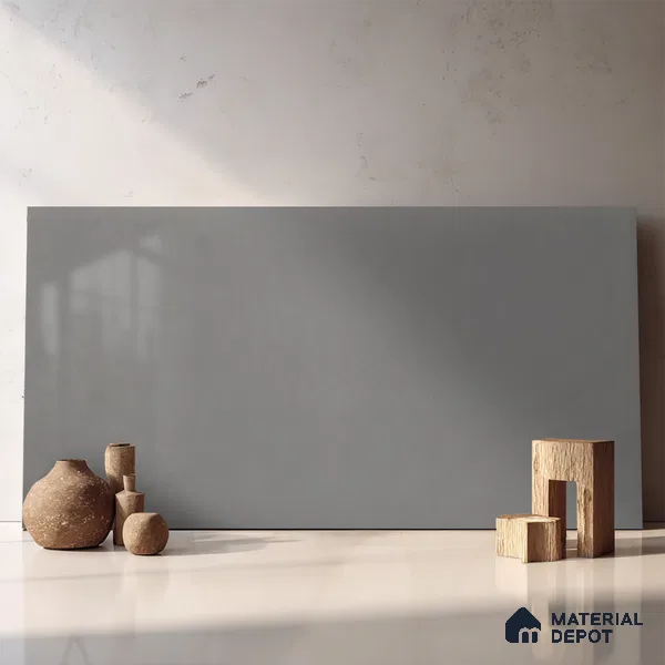 Belina Quartz QR 00208 Mist Argent Helsinki Series 11.5 ft x 6.5 ft Quartz - 20 mm | 10 Years of Replacement Warranty | Suitable for Kitchen, Restaurant, Counter Tops, Dining, Reception, office