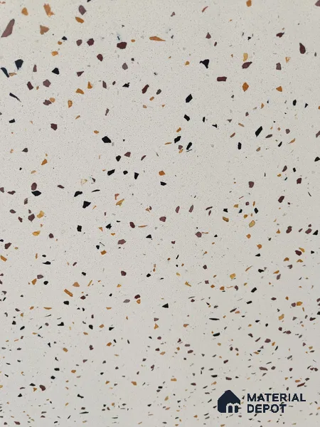 Belina Quartz QR 00201 Frosted Pebble Helsinki Series 11.5 ft x 6.5 ft Quartz - 20 mm | 10 Years of Replacement Warranty | Suitable for Kitchen, Restaurant, Counter Tops, Dining, Reception, office