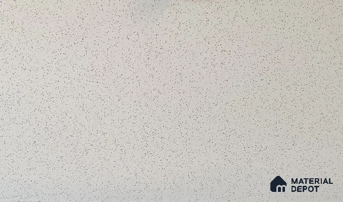 Belina Quartz QR 00201 Frosted Pebble Helsinki Series 11.5 ft x 6.5 ft Quartz - 20 mm | 10 Years of Replacement Warranty | Suitable for Kitchen, Restaurant, Counter Tops, Dining, Reception, office