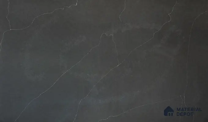 Belina Quartz QR 00240 Obsidian Trace Helsinki Series 11.5 ft x 6.5 ft Quartz - 20 mm | 10 Years of Replacement Warranty | Suitable for Kitchen, Restaurant, Counter Tops, Dining, Reception, office