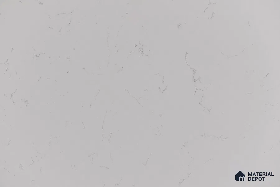 Belina Quartz QR 00227 Frosted Cascade Helsinki Series 11.5 ft x 6.5 ft Quartz - 20 mm | 10 Years of Replacement Warranty | Suitable for Kitchen, Restaurant, Counter Tops, Dining, Reception, office