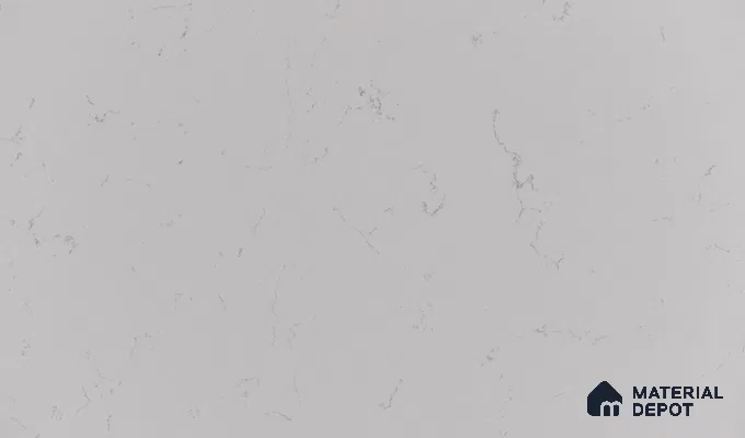 Belina Quartz QR 00227 Frosted Cascade Helsinki Series 11.5 ft x 6.5 ft Quartz - 20 mm | 10 Years of Replacement Warranty | Suitable for Kitchen, Restaurant, Counter Tops, Dining, Reception, office