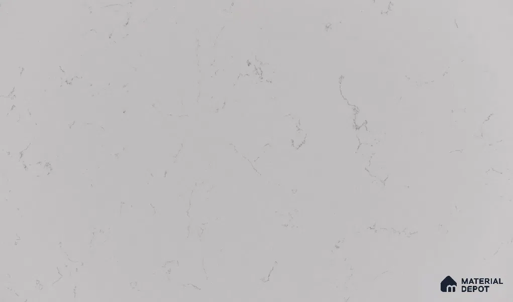 Belina Quartz QR 00227 Frosted Cascade Helsinki Series 11.5 ft x 6.5 ft Quartz - 20 mm | 10 Years of Replacement Warranty | Suitable for Kitchen, Restaurant, Counter Tops, Dining, Reception, office