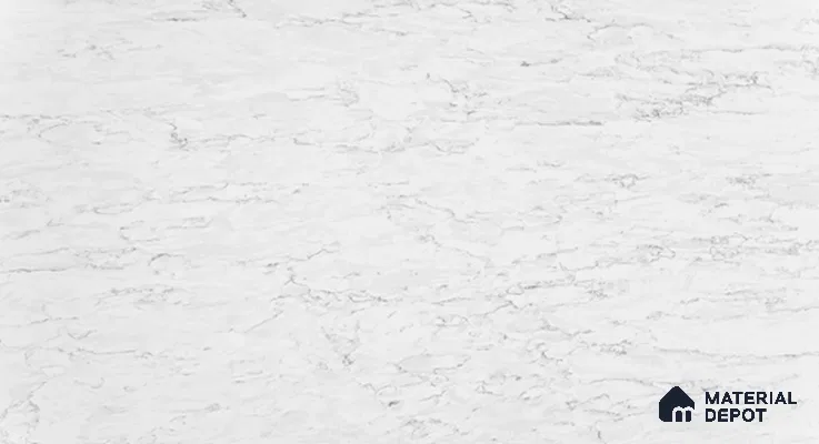 Belina Quartz QR 00272 Frosted Stratus Helsinki Series 11.42 ft x 6.59 ft Quartz - 20 mm | 10 Years and Replacement Warranty | Suitable for Kitchen, Restaurant, Counter Tops, Dining, Reception, office
