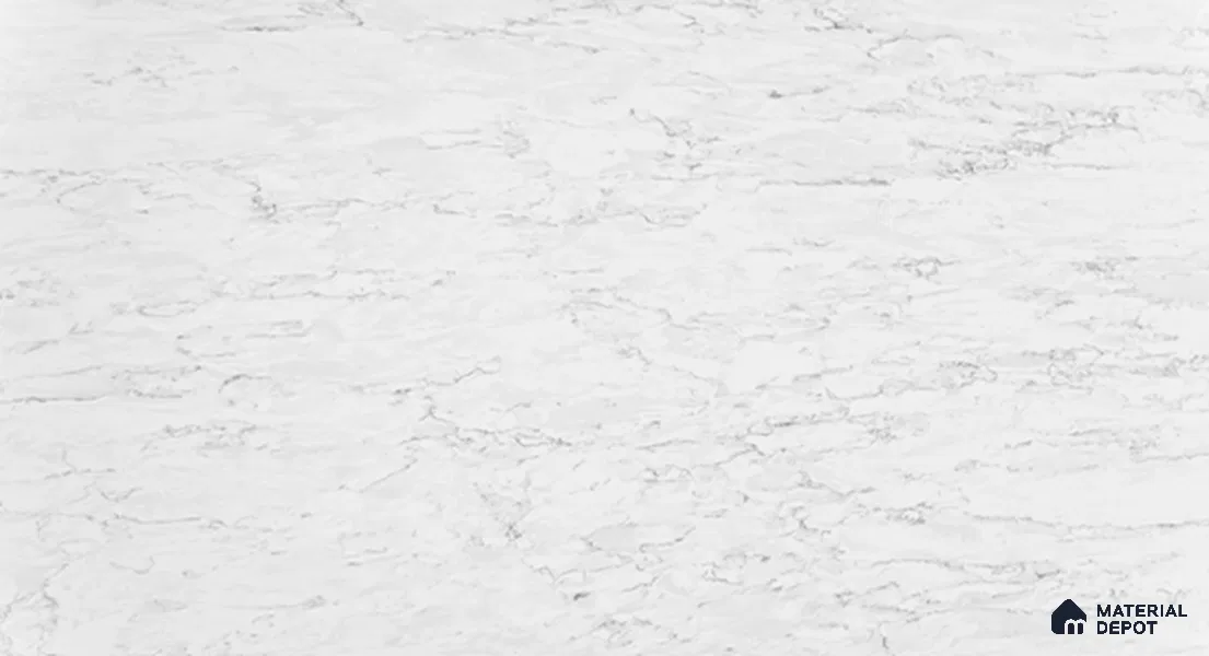 Belina Quartz QR 00272 Frosted Stratus Helsinki Series 11.42 ft x 6.59 ft Quartz - 20 mm | 10 Years and Replacement Warranty | Suitable for Kitchen, Restaurant, Counter Tops, Dining, Reception, office