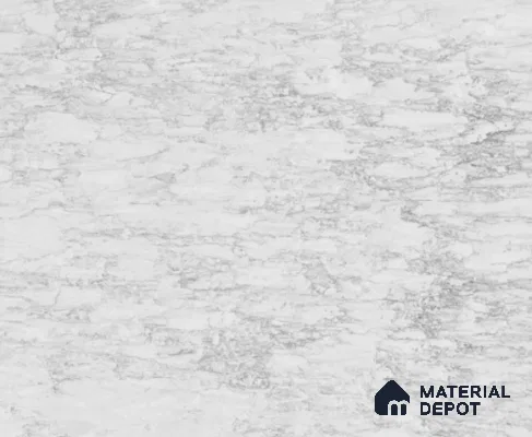 Belina Quartz QR 00255 Silver Cascade Helsinki Series 11.42 ft x 6.6 ft Quartz - 20 mm | 10 Years and Replacement Warranty | Suitable for Kitchen, Restaurant, Counter Tops, Dining, Reception, office
