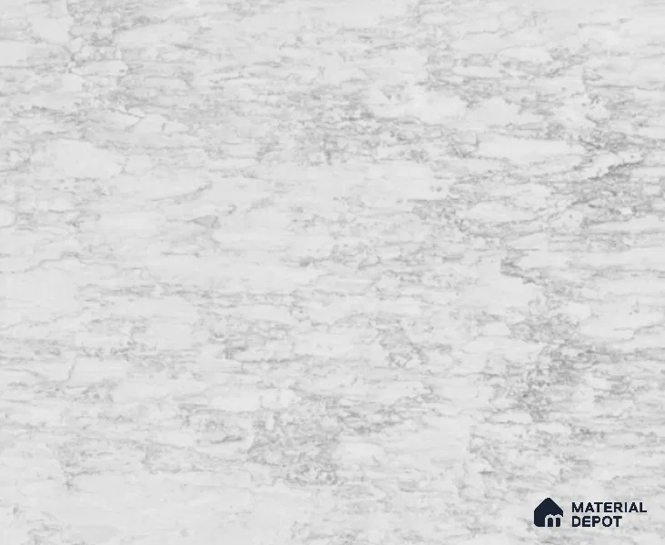 Belina Quartz QR 00255 Silver Cascade Helsinki Series 11.42 ft x 6.6 ft Quartz - 20 mm | 10 Years and Replacement Warranty | Suitable for Kitchen, Restaurant, Counter Tops, Dining, Reception, office