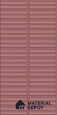 Faux Subway Wall Tile TL 11943 E Rena Magenta 2 ft x 1 ft Glossy Finish Ceramic Tile - 9 mm