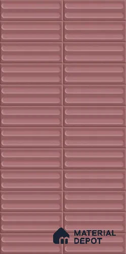 Faux Subway Wall Tile TL 11943 E Rena Magenta 2 ft x 1 ft Glossy Finish Ceramic Tile - 9 mm