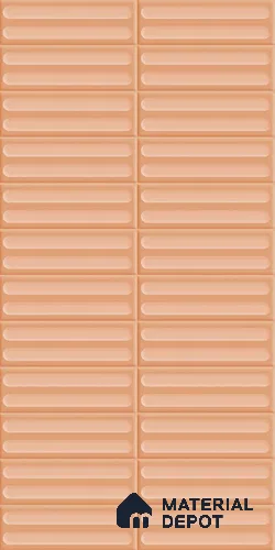 Faux Subway Wall Tile TL 11943 C Rena Coral 2 ft x 1 ft Glossy Finish Ceramic Tile - 9 mm