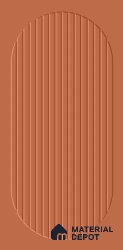 Punch Wall Tile TL 11964 Strip Copper 2 ft x 1 ft Matte Finish Ceramic Tile - 9 mm