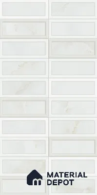 Faux Subway Wall Tile TL 11956 E Bayaz Mellow Bianco 2 ft x 1 ft Glossy Finish Ceramic Tile - 9 mm
