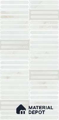 Faux Subway Wall Tile TL 11943 F Rena Mellow Bianco 2 ft x 1 ft Glossy Finish Ceramic Tile - 9 mm