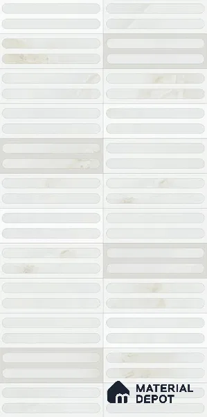Faux Subway Wall Tile TL 11943 F Rena Mellow Bianco 2 ft x 1 ft Glossy Finish Ceramic Tile - 9 mm