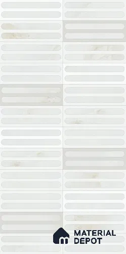 Faux Subway Wall Tile TL 11943 F Rena Mellow Bianco 2 ft x 1 ft Glossy Finish Ceramic Tile - 9 mm
