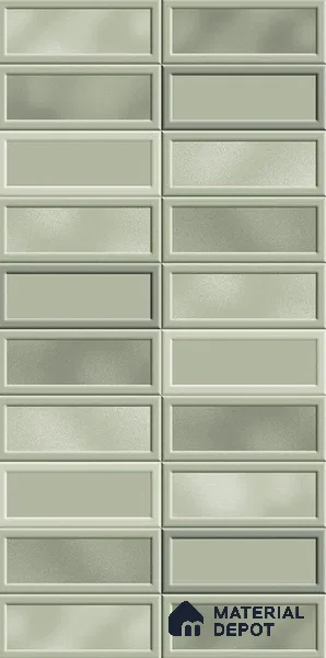 Faux Subway Wall Tile TL 11956 B Bayaz Bice Decor 2 ft x 1 ft Glossy Finish Ceramic Tile - 9 mm