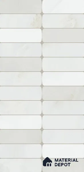 Faux Subway Wall Tile TL 11958 Marcel Mellow Bianco 2 ft x 1 ft Glossy Finish Ceramic Tile - 9 mm