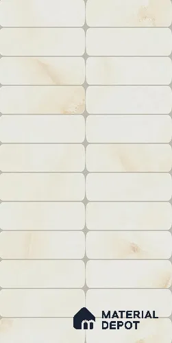 Faux Subway Wall Tile TL 11958 B Marcel Mellow Crema 2 ft x 1 ft Glossy Finish Ceramic Tile - 9 mm