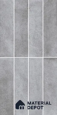 Faux Subway Wall Tile TL 11960 D Sartoria Grey 2 ft x 1 ft Glossy Finish Ceramic Tile - 9 mm