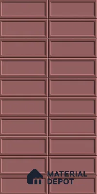 Faux Subway Wall Tile TL 11956 D Bayaz Magenta 2 ft x 1 ft Glossy Finish Ceramic Tile - 9 mm