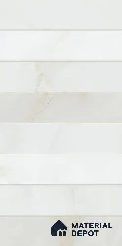 Faux Subway Wall Tile TL 11961 Tierras Mellow Bianco 2 ft x 1 ft Glossy Finish Ceramic Tile - 9 mm