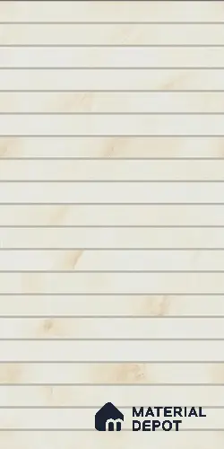 Faux Subway Wall Tile TL 11955 B Bamboo Mellow Crema 2 ft x 1 ft Glossy Finish Ceramic Tile - 9 mm