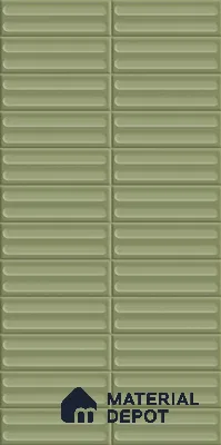 Faux Subway Wall Tile TL 11944 C Impero Emerald Luster Decor 2 ft x 1 ft Matte Finish Ceramic Tile - 9 mm