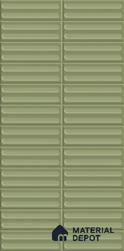 Faux Subway Wall Tile TL 11944 C Impero Emerald Luster Decor 2 ft x 1 ft Matte Finish Ceramic Tile - 9 mm