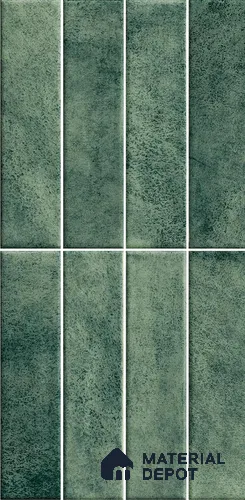 Faux Subway Wall Tile TL 11960 C Sartoria Green 2 ft x 1 ft Glossy Finish Ceramic Tile - 9 mm