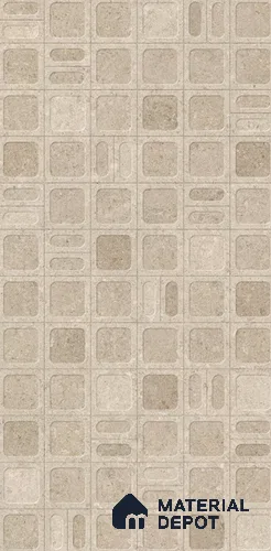 Punch Wall Tile TL 11973 K Fossil Sand Decore 4 ft x 2 ft Matte Finish Vitrified Tile - 9 mm