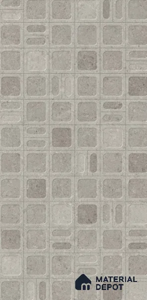 Punch Wall Tile TL 11973 G Fossil Silver Decore 4 ft x 2 ft Matte Finish Vitrified Tile - 9 mm