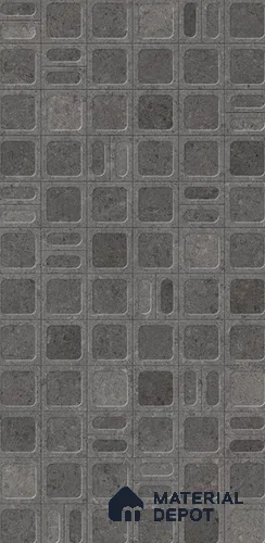 Punch Wall Tile TL 11973 I Fossil Nero Decore 4 ft x 2 ft Matte Finish Vitrified Tile - 9 mm 